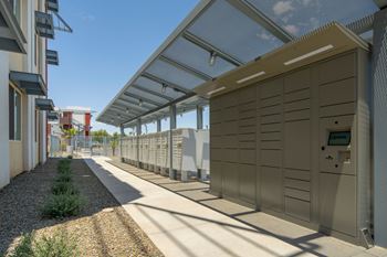 Convenient on-site parcel management system